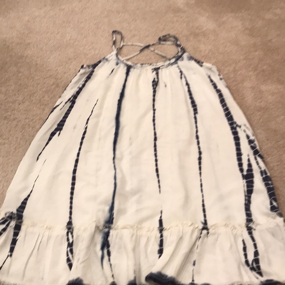NWOT Black Swan blue & white tie dye dress sz Sm - Picture 5 of 6